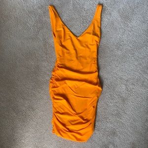 Orange Mini Dress